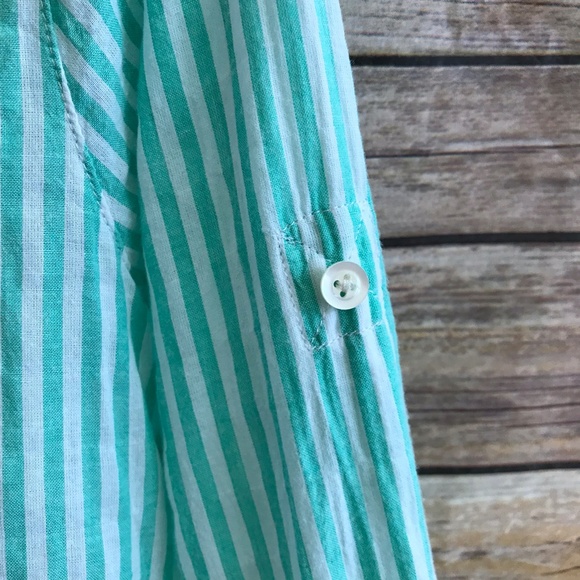 J. CREW CAMP POPOVER SHIRT IN STRIPE - Picture 7 of 8